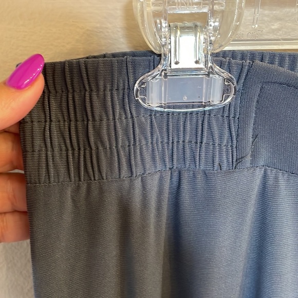 IMAN global chic gray wide leg SHORT pull on pants relaxed fit size Large short - Picture 5 of 12